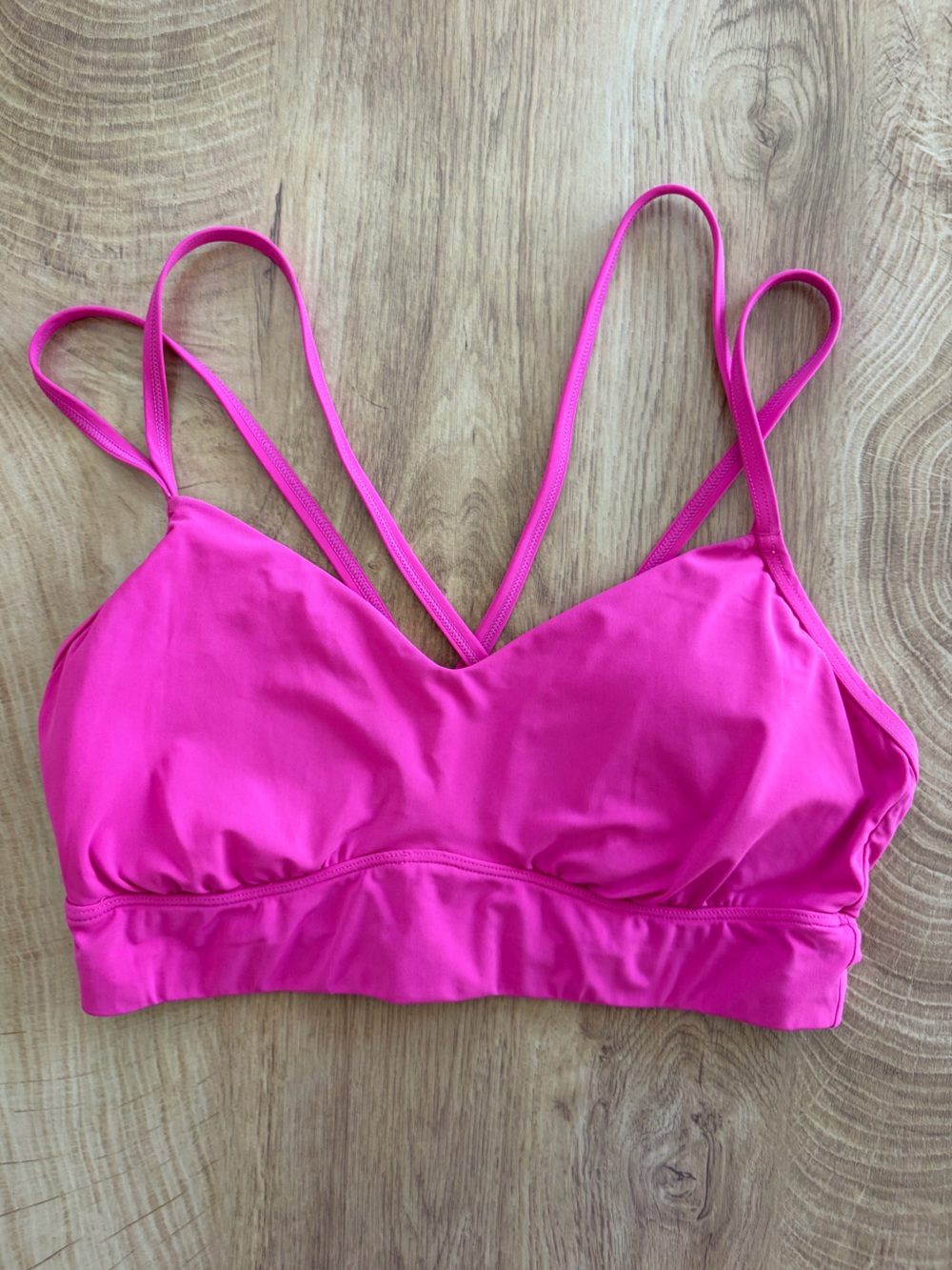 Pink Sports Bra All in Motion